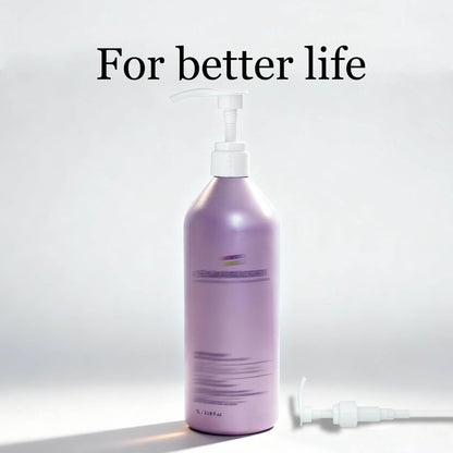 Pureology Compatible Shampoo & Conditioner Pump Dispenser – 2 Pack, 1 Liter / 33.8 oz., White Plastic Avelisse