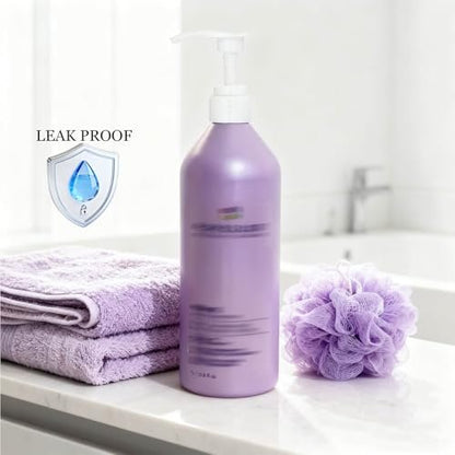 Pureology Compatible Shampoo & Conditioner Pump Dispenser – 2 Pack, 1 Liter / 33.8 oz., White Plastic Avelisse
