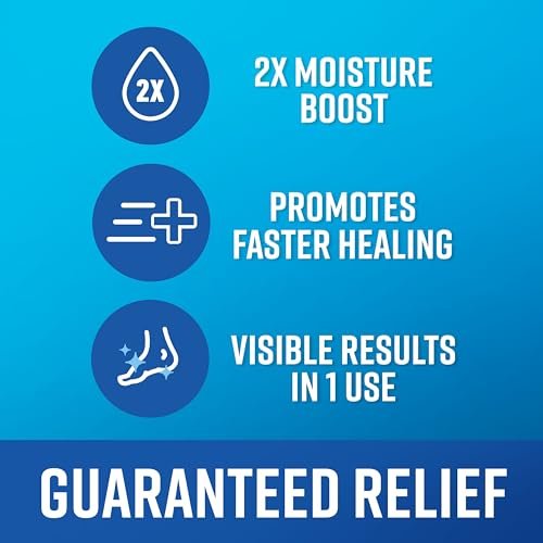 O'Keeffe's for Healthy Feet Heel Repair Kit – Reusable Foot Sleeves & Intense Renewal Foot Cream with Urea & Lactic Acid, Exfoliates & Softens Dry Heels Avelisse