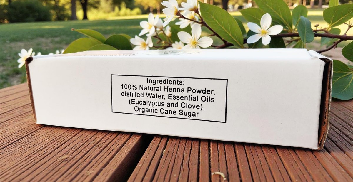 Organic Leaves Henna Cones 3 x 30g Pack – 100% Natural, Chemical-Free, Ready-to-Use Pre-Filled Cones for Rich, Long-Lasting Reddish Brown Color - görsel 5
