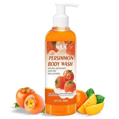 MR.A Persimmon Body Wash for Strong Body Odor – Liquid Persimmon Soap for Old People Smell, Odor Eliminator Purifying & Deodorizing Wash, 10 Fl Oz - görsel 2