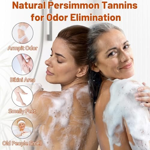 MR.A Persimmon Body Wash for Strong Body Odor – Liquid Persimmon Soap for Old People Smell, Odor Eliminator Purifying & Deodorizing Wash, 10 Fl Oz - görsel 6