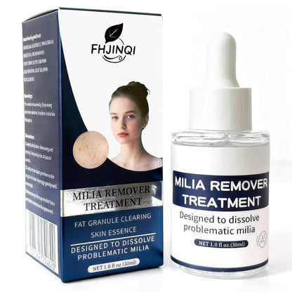 Milia Remover Treatment for Face & Eyes - Salicylic Acid Serum for Fat Granule Clearing, Acne Spot Treatment, Skin Smoothing Essence (1 Fl Oz) Avelisse
