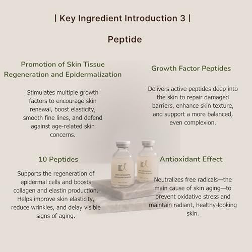Stem-Cell Exosome Skin Booster Kit – PDRN, Peptide & Collagen Ampoule for Rejuvenation, Hydration & Anti-Aging | Korean Skincare 30ml (5 Vials + 1 Ampoule) Avelisse