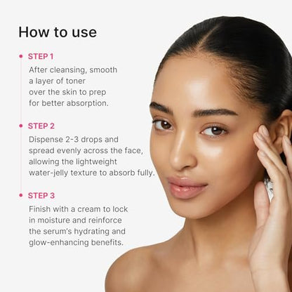 medicube PDRN Pink Collagen Glow Jelly Serum – Lightweight Water-Jelly for Plump, Supple, Radiant Skin – with PDRN, Collagen & Niacinamide – Korean Skin Care, 1.01 fl.oz