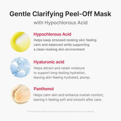 Medicube Hypochlorous Acid Peel Mask - 3 Pack Peel-Off Sheet Mask for Pores, Blackheads & Excess Sebum | Korean Skincare with Panthenol & Hyaluronic Acid