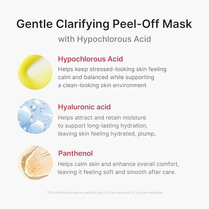 Medicube Hypochlorous Acid Peel Mask - 3 Pack Peel-Off Sheet Mask for Pores, Blackheads & Excess Sebum | Korean Skincare with Panthenol & Hyaluronic Acid