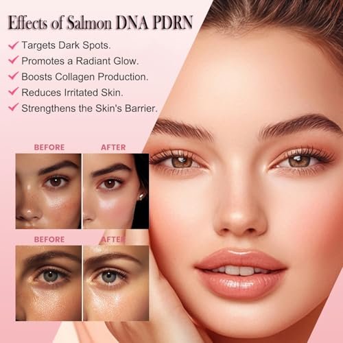 Mtmult Salmon DNA PDRN Serum - Anti-Aging Ampoule with 99% Salmon DNA PDRN, Collagen & Hyaluronic Acid, 0.05 fl.oz x 30 Pack, Firming & Moisturizing Avelisse