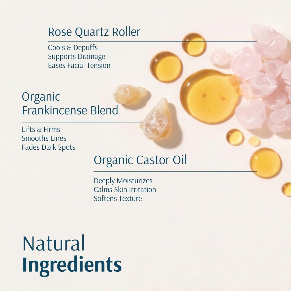 Holistic Goddess Organic Castor Oil Roll-On with Frankincense for Skin Care – Firms Fine Lines, Brightens Under-Eyes & Deeply Hydrates Avelisse