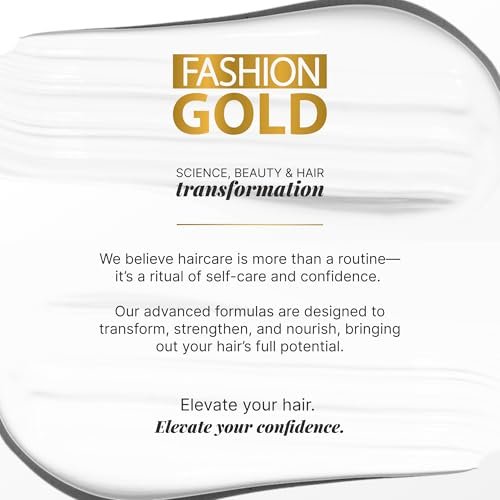Fashion Gold Keratin Hair Treatment | 6 Uses per Bottle | Formaldehyde-Free Brazilian Straightening Avelisse