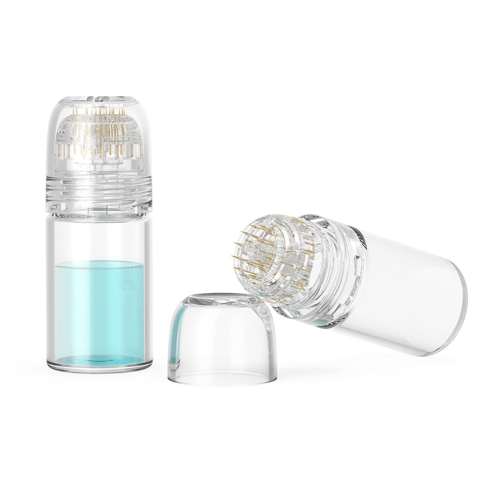 Hydra Needle Derma Stamp Fine Touch Microneedling Roller Stamp 0.25mm – Serum Applicator for Facial Care Avelisse