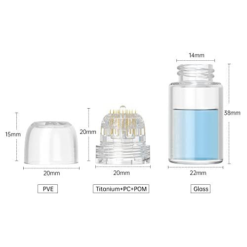 Hydra Needle Derma Stamp Fine Touch Microneedling Roller Stamp 0.25mm – Serum Applicator for Facial Care Avelisse