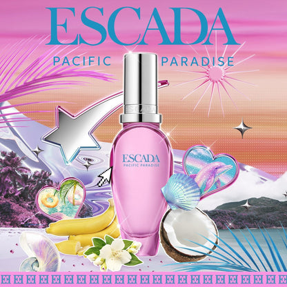 Escada Pacific Paradise Eau De Toilette – Floral Women's Perfume with Banana, Jasmine & Amber – Long-Lasting Luxury Fragrance, 1 Fl Oz Avelisse