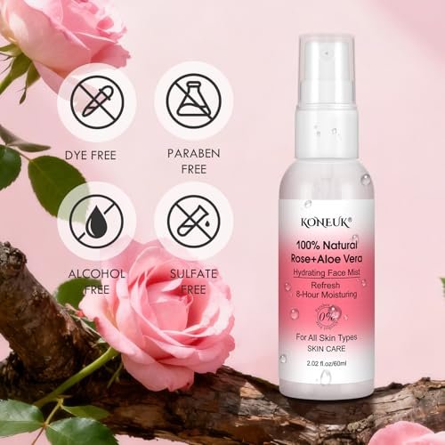 KONEUK Skincare Refreshing Face Mist Kit – Long-Lasting Hydration & Soothing Facial Spray for Glowing Skin, 6-Pack Travel Size (2.02 fl oz each) - görsel 8