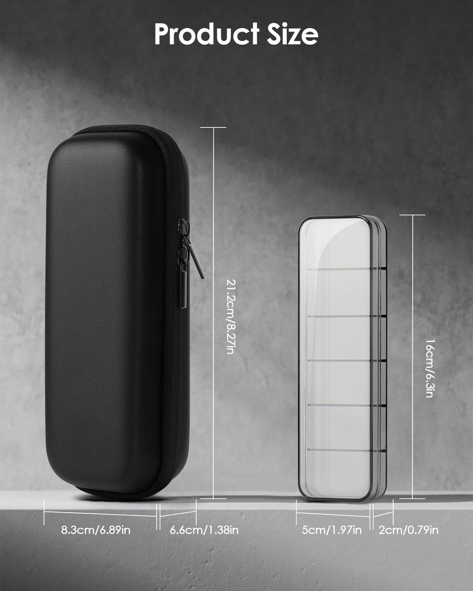 FINETCH Hard Travel Case for OBlade QP2520/QP2530/QP2620/QP2630 – Waterproof Portable Storage Bag for OBlade Hybrid Electric Trimmer & Braun Series Shaver - görsel 5