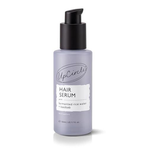 UPCIRCLE Hair Serum 50ml – Hydrates, Smoothes, and Nourishes with Fermented Rice Water & Baobab – Vegan & Cruelty-Free