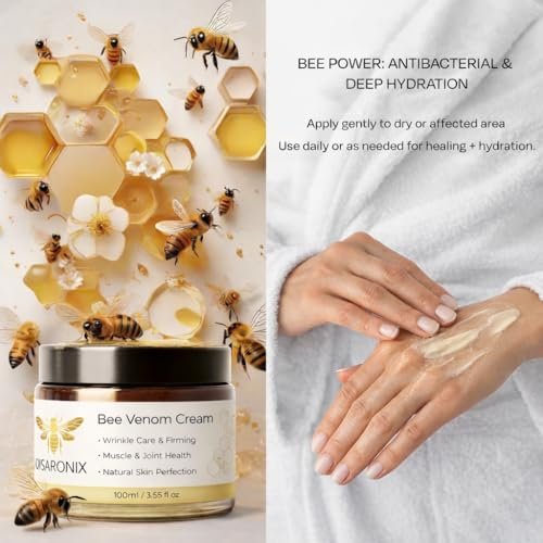 QISARONIX Bee Venom Cream 2-Pack – Lightweight Daily Moisturizer for Face, Neck & Body – Fast-Absorbing, Non-Greasy Cosmetic Cream for Daily Skin Comfort - görsel 10