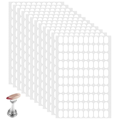 LXUEJIE 1200 Pcs Double Sided Nail Sticky Tack, Clear Nails Stand Sticky Tabs No Trace Poster Stickers for Festival Decoration Sticky Dot Avelisse