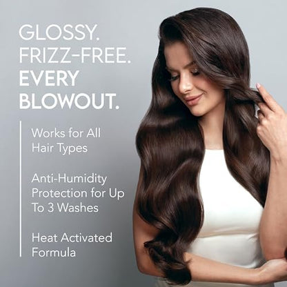 ALURAM High Shine Anti-Frizz Blowout Spray - Heat-Activated Styling Mist with Anti-Humidity Protection, 8 Fl Oz Avelisse