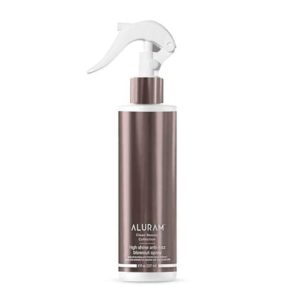 ALURAM High Shine Anti-Frizz Blowout Spray - Heat-Activated Styling Mist with Anti-Humidity Protection, 8 Fl Oz Avelisse