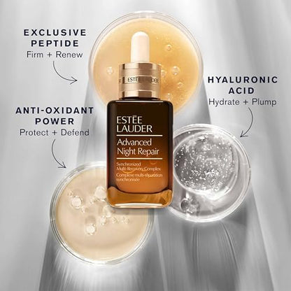 Estée Lauder Get Ready Routine 4-Piece Skincare Gift Set | Cleanse + Repair + Moisturize | Includes Cleanser, Eye Cream, Face Serum & Moisturizer Avelisse