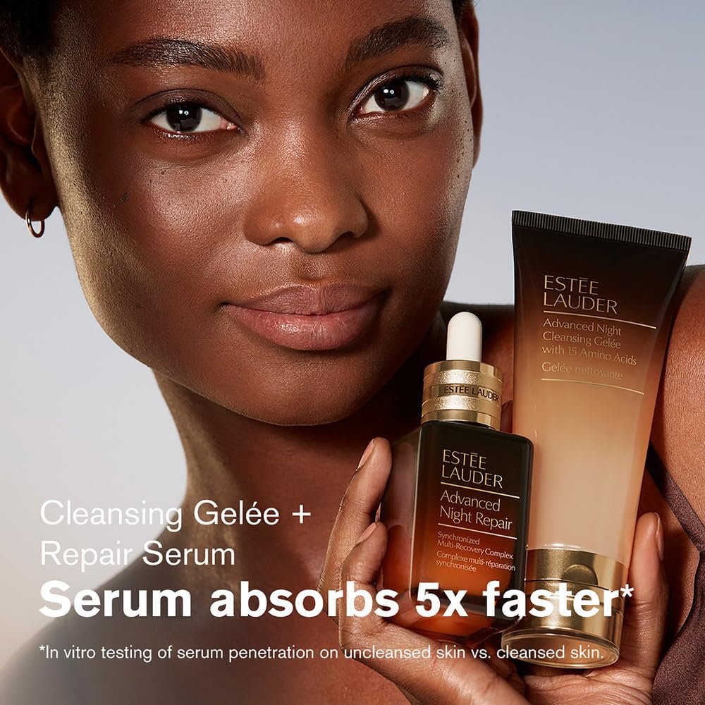 Estée Lauder Get Ready Routine 4-Piece Skincare Gift Set | Cleanse + Repair + Moisturize | Includes Cleanser, Eye Cream, Face Serum & Moisturizer Avelisse