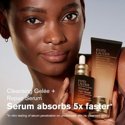 Estée Lauder Get Ready Routine 4-Piece Skincare Gift Set | Cleanse + Repair + Moisturize | Includes Cleanser, Eye Cream, Face Serum & Moisturizer Avelisse
