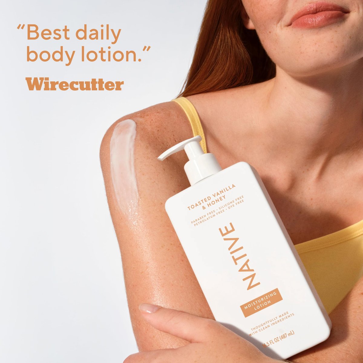Native Body Lotion with Toasted Vanilla & Honey - Plant-Based Moisturizer for Dry Skin, 16.5 fl oz - görsel 15
