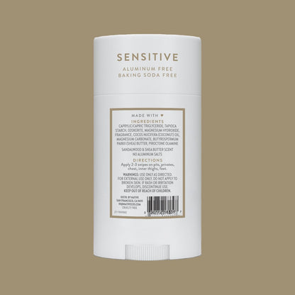 Native Sandalwood & Shea Butter Sensitive Whole Body Deodorant - 2.4 oz, Aluminum-Free