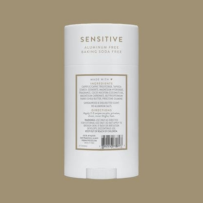 Native Sandalwood & Shea Butter Sensitive Whole Body Deodorant - 2.4 oz, Aluminum-Free