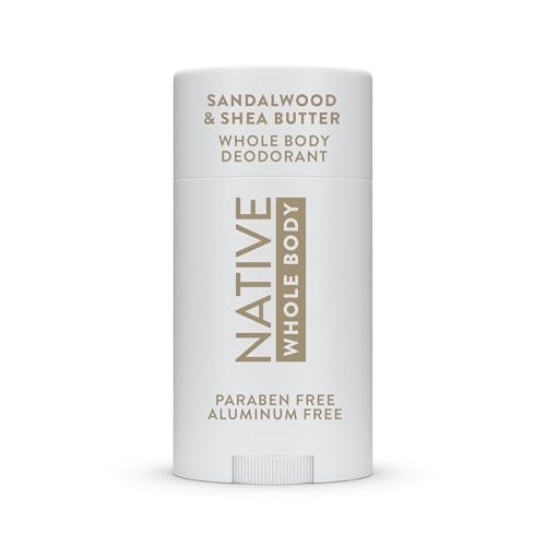 Native Sandalwood & Shea Butter Sensitive Whole Body Deodorant - 2.4 oz, Aluminum-Free - görsel 2