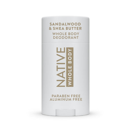 Native Sandalwood & Shea Butter Sensitive Whole Body Deodorant - 2.4 oz, Aluminum-Free