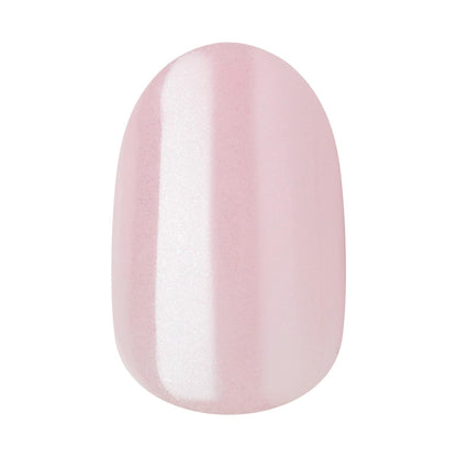 imPRESS Kiss colorFX Valentine's Day Press On Nails - Adorable Pink Short Oval, Up to 10-Day Hold, 30 Fake Nails with Prep Pad & File