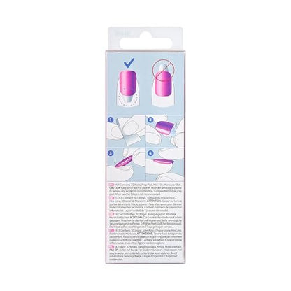 imPRESS ColorFX by KISS Valentine’s Day Press On Nails – ‘Cherished’ Pink Short Squoval, Improved Adhesive, Up to 10-Day Hold, 30 Fake Nails Kit