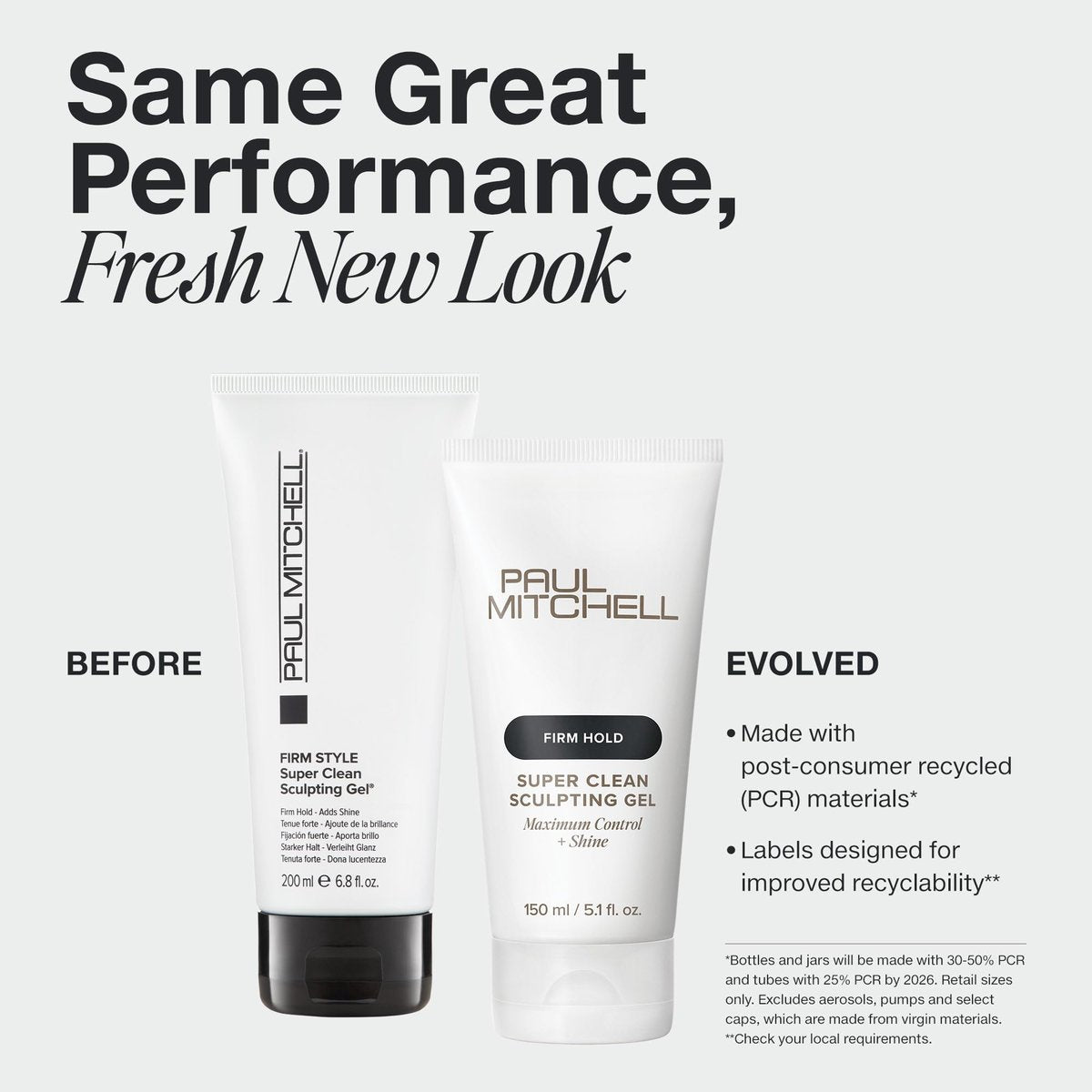 Paul Mitchell Super Clean Sculpting Gel - Firm Hold, Maximum Control & Shine for All Hair Types (2.5 oz) - görsel 3