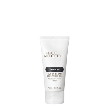Paul Mitchell Super Clean Sculpting Gel - Firm Hold, Maximum Control & Shine for All Hair Types (2.5 oz)