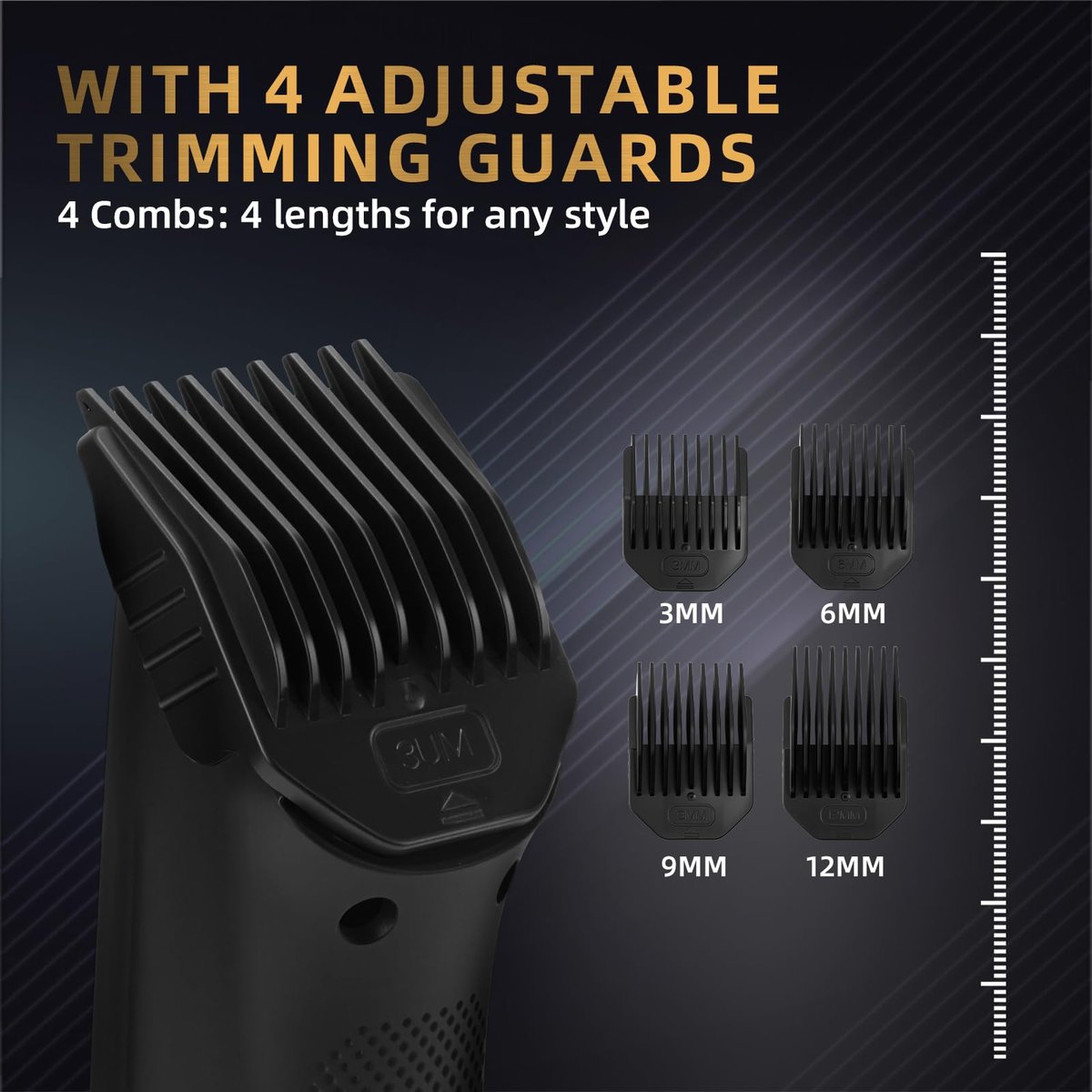 ZENLICO Pubic Hair Trimmer for Men, Manscape Body Hair Trimmer with Ceramic Blade, USB-C Charging, Replaceable Heads, LED Display, 90 Minutes Shaving, Ideal Gift for Men - görsel 3