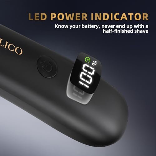 ZENLICO Pubic Hair Trimmer for Men, Manscape Body Hair Trimmer with Ceramic Blade, USB-C Charging, Replaceable Heads, LED Display, 90 Minutes Shaving, Ideal Gift for Men - görsel 10