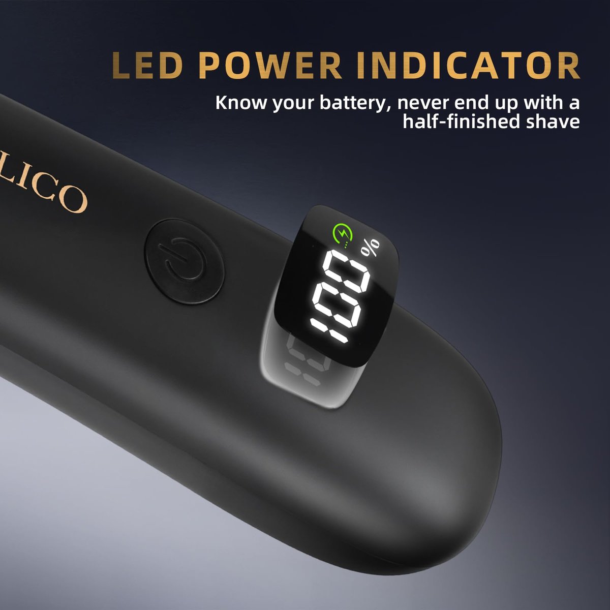 ZENLICO Pubic Hair Trimmer for Men, Manscape Body Hair Trimmer with Ceramic Blade, USB-C Charging, Replaceable Heads, LED Display, 90 Minutes Shaving, Ideal Gift for Men - görsel 9