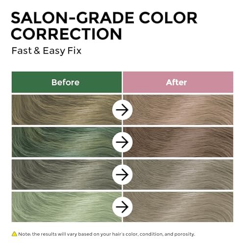 COLORLOMO Bye Bye Green Shampoo – Neutralizes Unwanted Green Tones, Sulfate-Free Color Correcting Shampoo for Blonde, Bleached & Light Brown Hair (11.83 Fl Oz) Avelisse