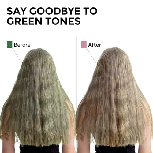 COLORLOMO Bye Bye Green Shampoo – Neutralizes Unwanted Green Tones, Sulfate-Free Color Correcting Shampoo for Blonde, Bleached & Light Brown Hair (11.83 Fl Oz) Avelisse