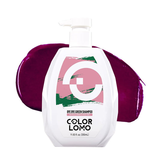COLORLOMO Bye Bye Green Shampoo – Neutralizes Unwanted Green Tones, Sulfate-Free Color Correcting Shampoo for Blonde, Bleached & Light Brown Hair (11.83 Fl Oz) Avelisse