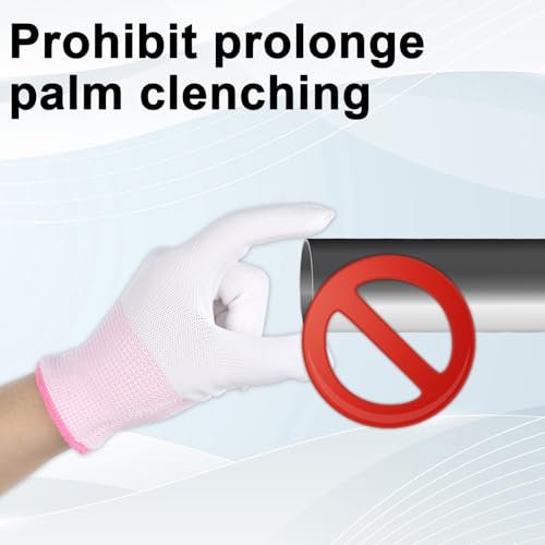 Exircy 4 Pcs Heat Gloves for Hair Styling - Heat Resistant Curling Iron Gloves for Flat Iron & Curling Wand, Sublimation Heat Transfer Printing - görsel 10