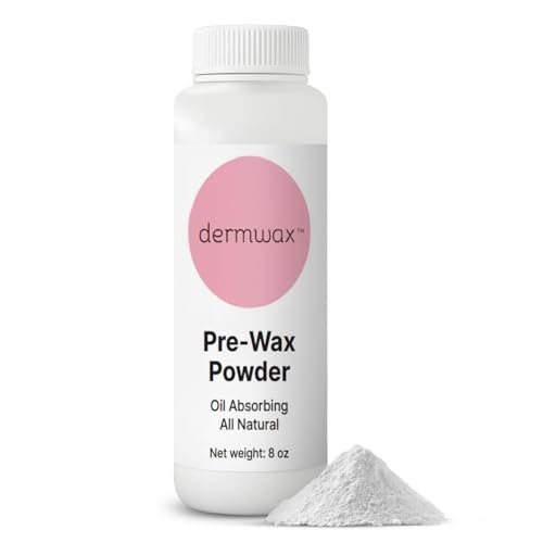 Dermwax Pre Wax Powder 8 oz – Talc Free, Fragrance-Free & Aluminum-Free – Absorbs Oils & Moisture to Prepare Skin for Smooth Waxing - görsel 2