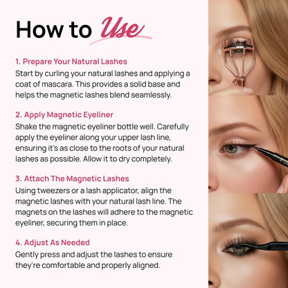 Full Out Glam BackSpot Liner Magnetic Eyeliner - Ultra Strong All-Day Hold for Magnetic Eyelashes, Water & Sweat Proof, Easy to Apply Ultra-Precise Tip, Black, 1 Pen Avelisse
