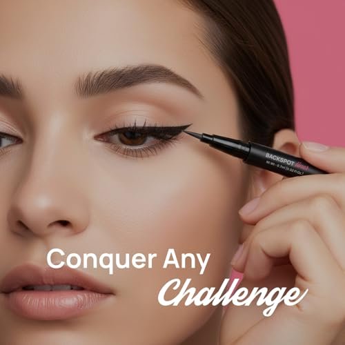 Full Out Glam BackSpot Liner Magnetic Eyeliner - Ultra Strong All-Day Hold for Magnetic Eyelashes, Water & Sweat Proof, Easy to Apply Ultra-Precise Tip, Black, 1 Pen Avelisse