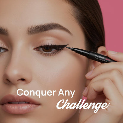 Full Out Glam BackSpot Liner Magnetic Eyeliner - Ultra Strong All-Day Hold for Magnetic Eyelashes, Water & Sweat Proof, Easy to Apply Ultra-Precise Tip, Black, 1 Pen Avelisse
