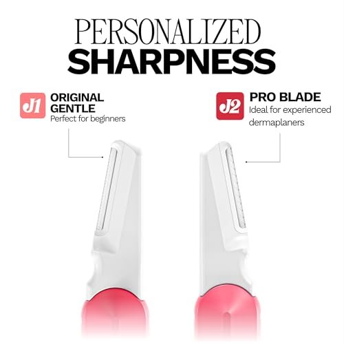 Jill Dermaplane Kit in Rose – Pre-Shave Cleanser, Post-Shave Moisturizer & 2 Disposable Blades Avelisse