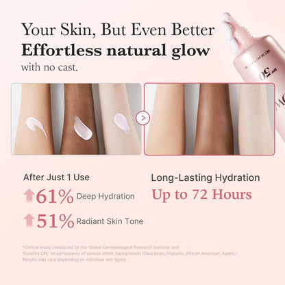medicube No Cast Just Glow Collagen Sunscreen SPF 50 | Hydrating Korean Face Sunscreen with Peptide & Cica Avelisse