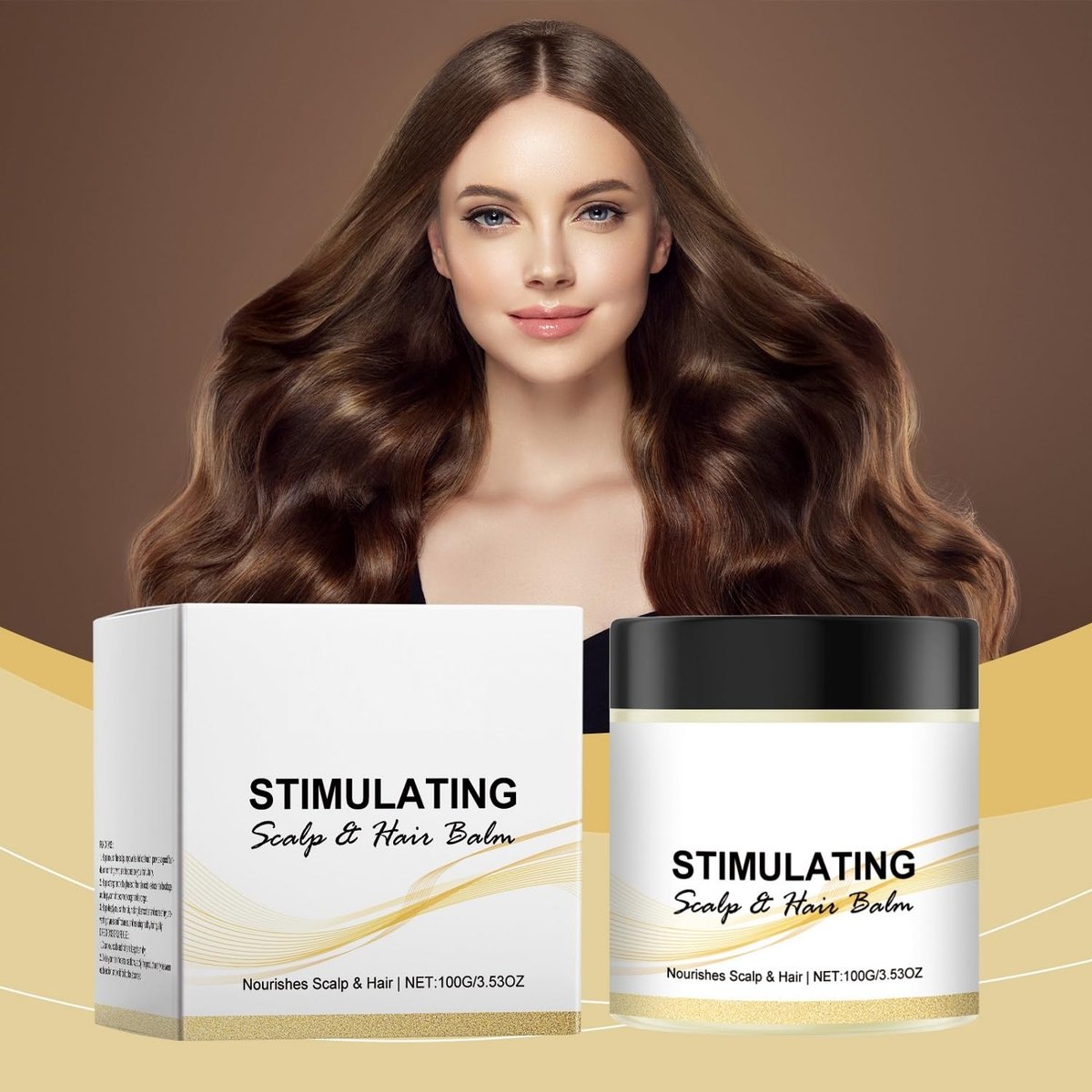 Stimulating Scalp and Hair Balm with Shea Butter & Mango Butter - 2 Pack, 1.77 Fl Oz Each Avelisse